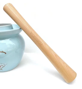 16 Zoll Schwerkohlpfünder natürliches Buchenholz für Gärtöpfe und Maurer - Bild 1 von 12
