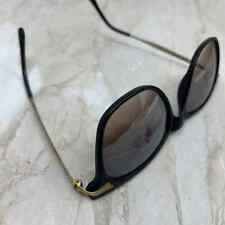 Retro Foster Grant Black & Gold Tone Sunglasses Eyeglasses Frames TJ1-G3-10