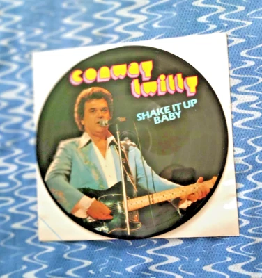 CONWAY TWITTY - SHAKE IT UP BABY -  LP  PIC DISC  GERMANY  1984  NUOVO - Immagine 1 di 2