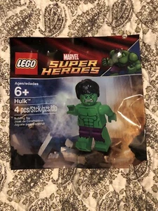 2012 LEGO EXCLUSIVE MARVEL SUPER HEROES HULK SEALED POLYBAG MINIFIGURE 5000022 - Picture 1 of 2
