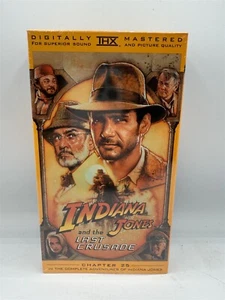 NEW SEALED INDIANA JONES LAST CRUSADE DIGITALLY MASTERED VHS TAPE - Picture 1 of 3