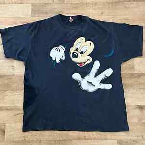 VTG 90's Disney Designs USA double sided Mickey Mouse t-shirt one size ALL OVER