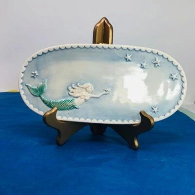 Grasslands Road 美人鱼饰品盘带水钻口音 — 第 1/4 张图片