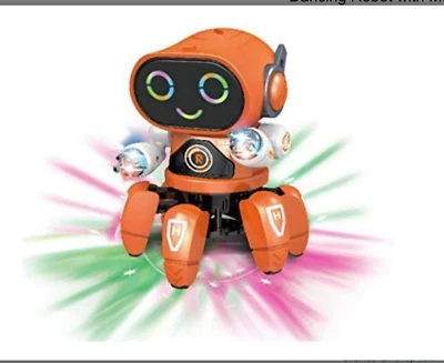 Robot de Baile Inteligente/Sensación de Gestos Musicales/Seis Patas/Robot Inteligente (NARANJA) Foto 1 de 4