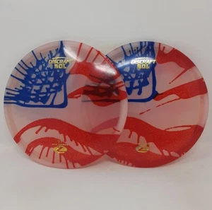 Set of (2) Discraft Elite Z Sol Factory Flag Dye Hearts 170-2g FREE SHIPPING 1 - Picture 1 of 1