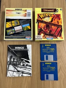 Amiga Cinemaware Wings Vintage Spiel - Boxed Working -👽👾Retro Geschenkidee👾👽 - Bild 1 von 24