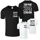 School Leavers Class Of 2024 T-Shirt Personalise Name Kids Boys Girls Tee Gift