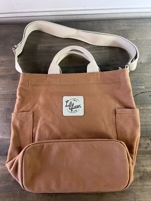 Bolsa tote feminina de lona Lily Queen bolsa de ombro casual tiracolo - Imagem 1 de 4