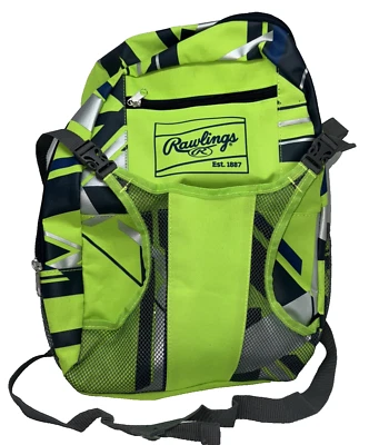 Mochila Remix para equipo de béisbol y softbol juvenil T-Ball verde - Nueva Foto 1 de 4