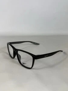 AUTHENTIC NIKE 7038 001 Matte Black Men Eyeglasses 53mm 18 140 - Picture 1 of 14