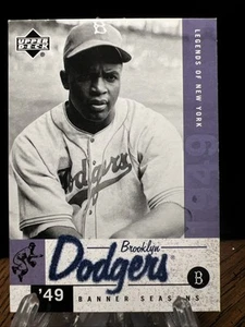 Jackie Robinson 2001 Upper Deck Legends of New York #26 Dodgers - Imagen 1 de 2