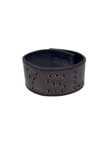 SAINT LAURENT (YSL) Bracciale YVES SAINT LAURENT pelle marrone uomo