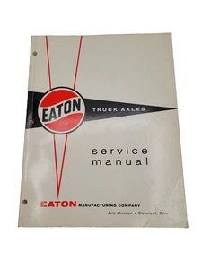 Oldtimer 1963 Eaton LKW Achsen Service Manual Werkstattanleitung 60er Jahre - Bild 1 von 13