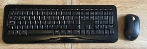 Microsoft 850 Keyboard and Mouse + USB RECEIVER Wireless UK Layout - Picture 1 of 5