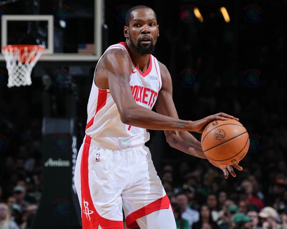 Foto 8x10 Kevin Durant Houston Rockets NBA Baloncesto Jugador Más Valioso Campeón Foto 1 de 1