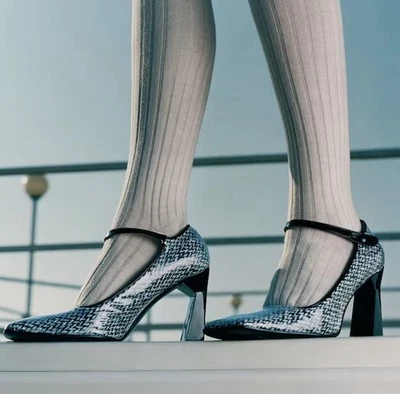 Zapatos de tweed de plástico Miu Miu FW1998 40IT Foto 1 de 4