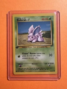 Pokemon 1st Edition Base Set (French) - Nidoran - 55/102 - NM - Picture 1 of 3
