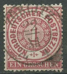 Distrito postal del norte de Alemania NDP 1869 1 centavo 16 con sello SA-K2 ZÖBLITZ - Imagen 1 de 1