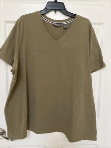 Martha Stewart Signature Tunic Olive Size 3 X - Picture 1 of 3