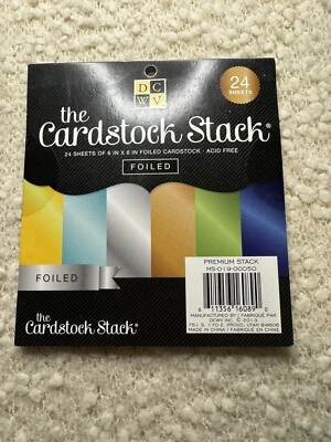 DCWV®️ SOLID FOIL CARDSTOCK - 6 X 6 -  (24 SH) MS-019-00050 - Image 1 of 2