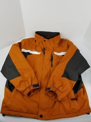 Abrigo de esquí de invierno ZeroXposure para hombre negro y naranja talla L Foto 1 de 4