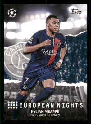 2023-24 Topps UEFA Club Competitions European Nights #EN22 Kylian Mbappe - Image 1 of 2