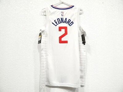 NIKE CLIPPERS NBA WHITE SWINGMAN JERSEY KAWHI LEONARD - Image 1 of 4
