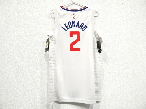 NIKE CLIPPERS NBA WHITE SWINGMAN JERSEY KAWHI LEONARD #2 Cover