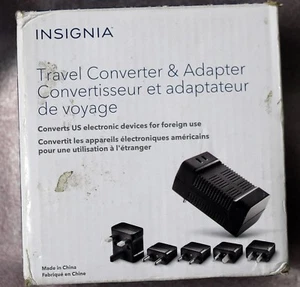 INSIGNIA TRAVEL CONVERTER & ADAPTER - NS-TCADPT-C - Picture 1 of 3