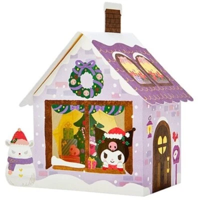 Sanrio Christmas Card Greeting card Christmas Hello Kitty house New - Image 1 of 2
