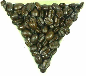 Indische Kerala Plantage A Fair Trade dunkel geröstete ganze Kaffeebohnen - Bild 1 von 5