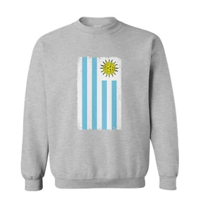 Distressed Uruguay Flag - Uruguayan Country Proud Pride Toddler Crewneck Sweater - Picture 1 of 8