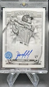 2020 Topps Gypsy Queen YORDAN ALVAREZ Black & White RC Autograph /50 Astros NM+! - Picture 1 of 3