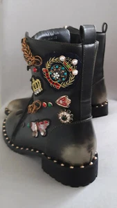 Xyxyx Boots With Patches Gr.37 - Picture 1 of 4