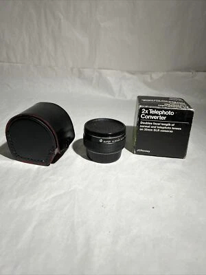 Vintage Super Albinar Auto Tele Converter 2x Lens For Canon FD Mount Preowned - Image 1 of 4