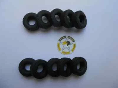 VEHICULE MILITAIRE CEF REPLEX 1/43 10 PNEUS VINYLE DIAMETRE 28 mm VAB TRM 10000