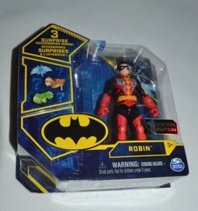 SPIN MASTER DC BATMAN - ROBIN BLACK AND RED 1ST EDITION PACKAGE - Bild 1 von 4