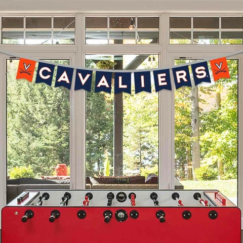 Virginia Cavaliers Banner Flags On A String Cover