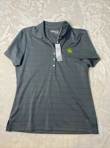 Women’s John Deere Classic Callaway Golf Polo Shirt NWT Size M - Picture 1 of 10