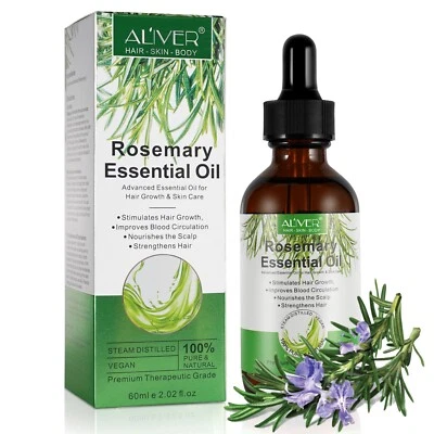 Rosmarinöl Ätherisches Öl Haarwachstum Kopfhaut Haarpflege Hautpflege rein Vegan - Bild 1 von 4