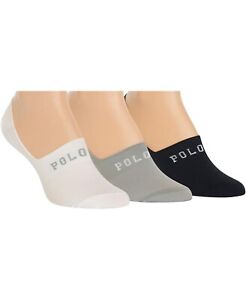 Polo Ralph Lauren Women's 248382 Mesh Sneaker Iner Socks 2-Pair Size Shoe 9-11