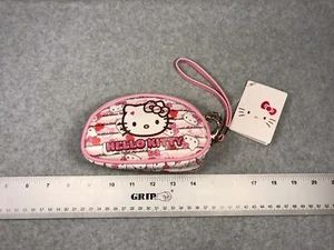 Hello Kitty Zippered Pouch Clutch Cosmetic Travel Bag Sanrio Original New Japan - Picture 1 of 8