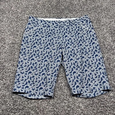 Bermudas de golf Peter Millar Wicking para mujer talla 6 azul cachemira Foto 1 de 4