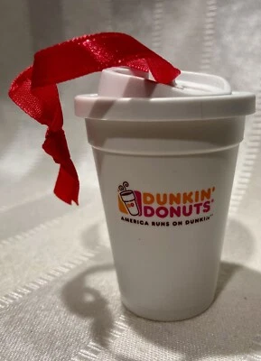 ¡¡OFERTA!! Dunkin Donut’s 2012 Mini taza de café caliente adorno coleccionable ¡Nuevo! Foto 1 de 3