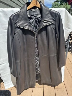 Chaqueta de cuero Ellen Tracy Foto 1 de 3