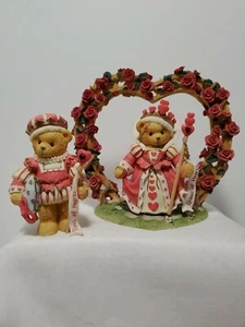 Cherished Teddies King And Queen of Hearts #302732 1997 Priscilla Hillman - Picture 1 of 6