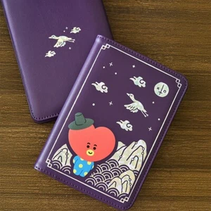 LINE FRIENDS BT21 TATA Premium K Edition Mother-of-pearl Graphic Passport Case - Picture 1 of 5