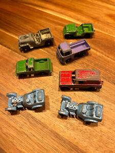 Lot of 7 Vintage Tootsie Toys Diecast Mini Cars. Condition as pictured.