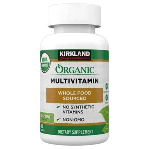 Kirkland Signature Expect More Organic Multivitamin, 80 Coated Tablets - Picture 1 of 2