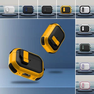For Airpods 4 3 2 1/Pro 2/1 Secure Locking Rugged Case Shockproof Keychain Cover - Picture 1 of 19